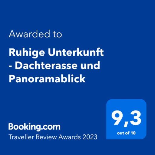 Ruhige Unterkunft - Dachterasse Und Panoramablick Warstein Exteriör bild