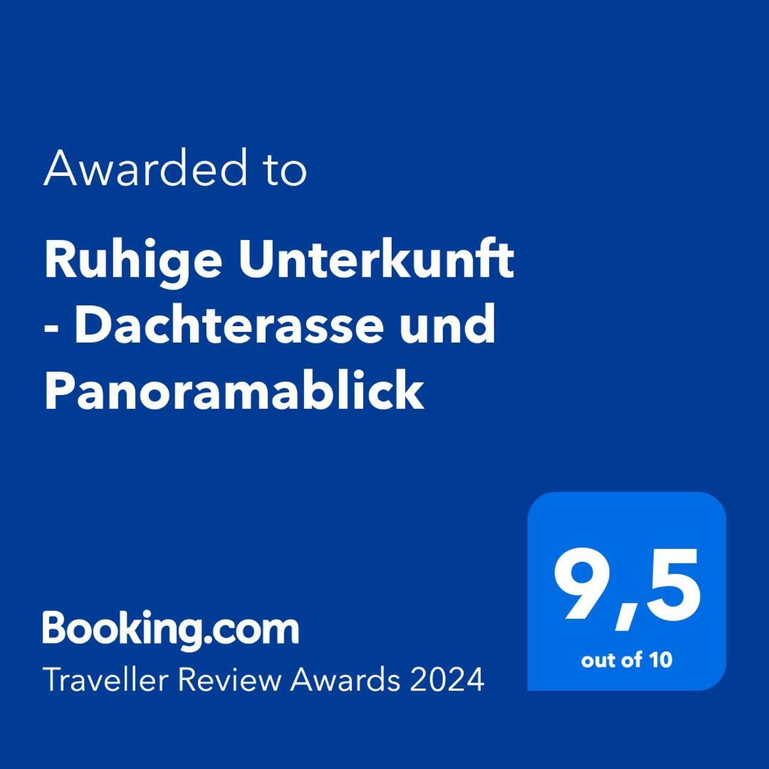 Ruhige Unterkunft - Dachterasse Und Panoramablick Warstein Exteriör bild