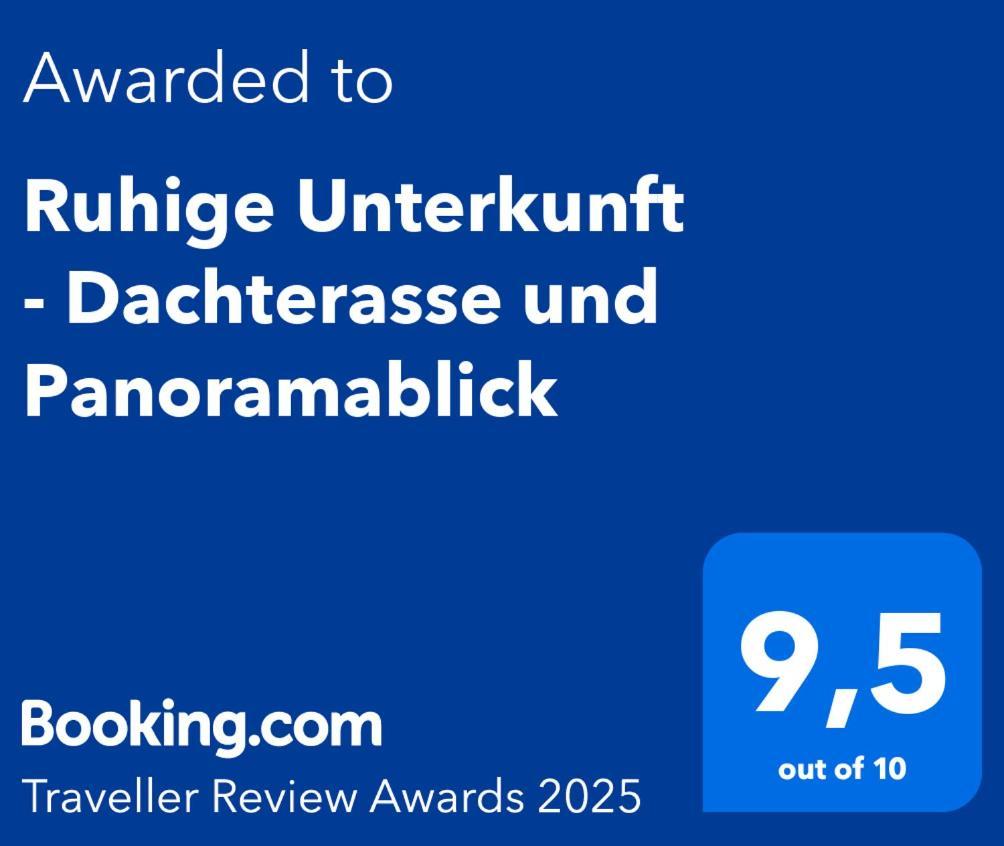 Ruhige Unterkunft - Dachterasse Und Panoramablick Warstein Exteriör bild